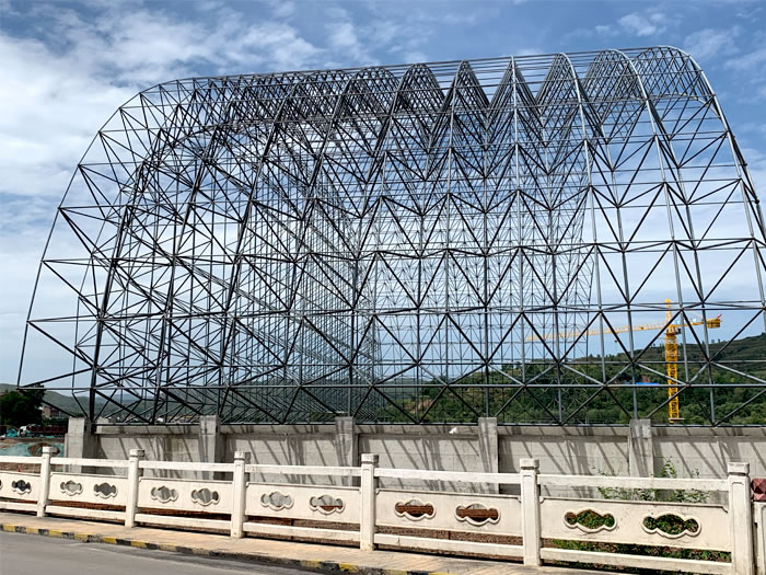 房山山寨矿储煤棚网架